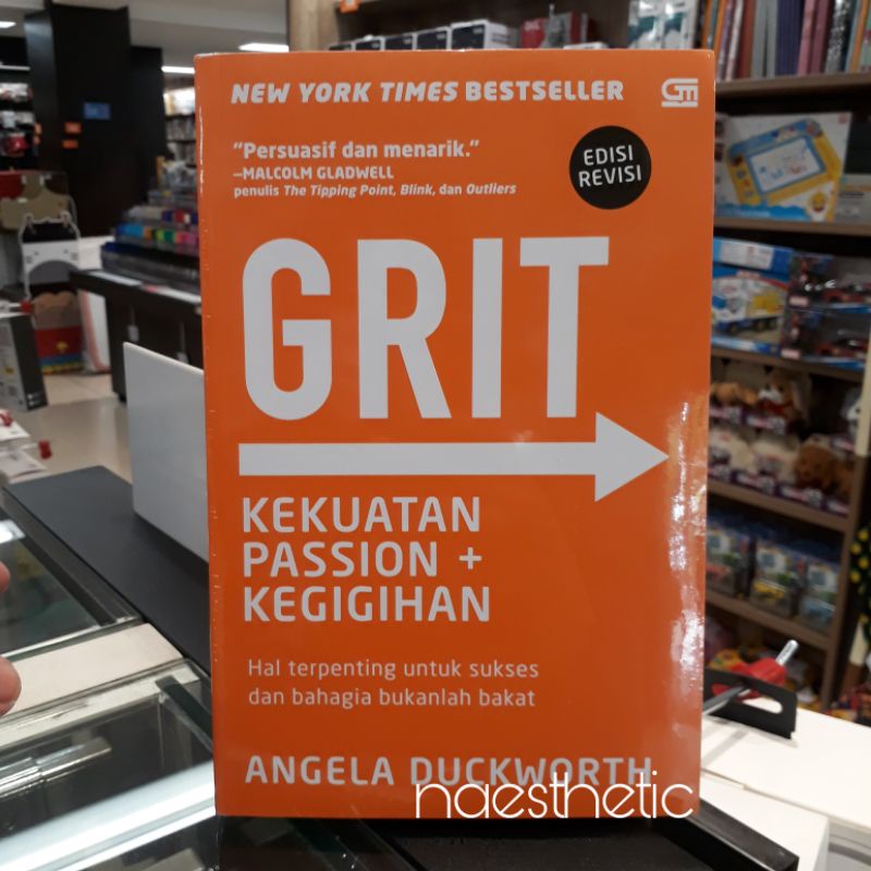Buku self improvement Grit kekuatan dan kegigihan