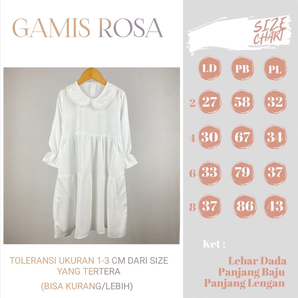 PROMO 7.7 SPESIAL IDUL ADHA BAJU AKIKAH AQIQAH SMILEE PUTIH GAMIS ROSA SERIES BAJU MUSLIM ANAK SERIAN PUTIH SPESIAL BAJU LEBARAN IDUL ADHA BAJU LEBARAN ANAK