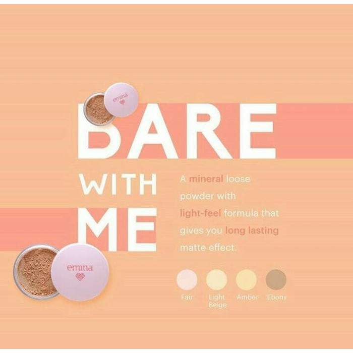 ★ BB ★ EMINA Bare With Me Mineral Loose Powder