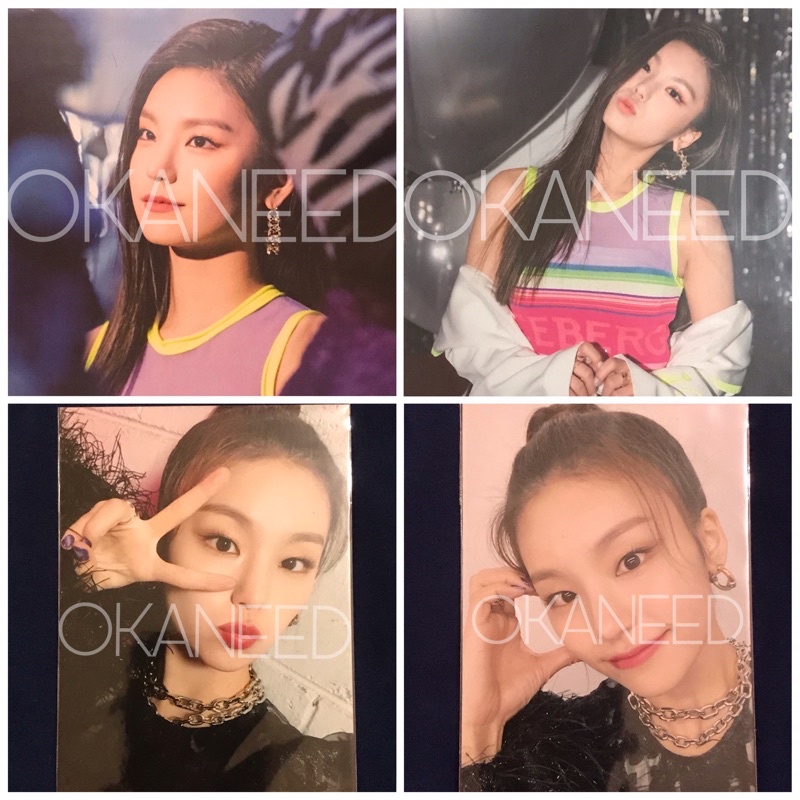 ITZY Yeji Official Merch Wannabe Soundwave Gatcha/Gacha Event Photoprint & Mini Poster