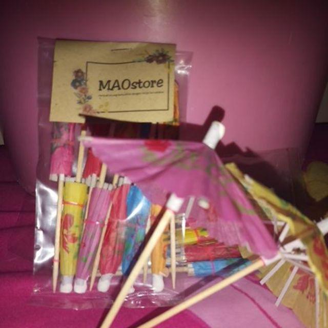 Payung Hias Cupcake Cake Puding Dan Minuman