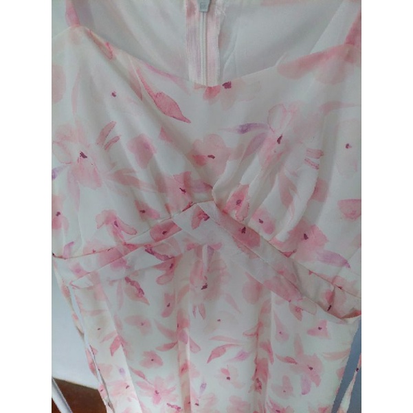 VN SUMMER DRESS / DRESS PANTAI /  BEACH DRESS /  FAIRY DRESS BLUE PINK