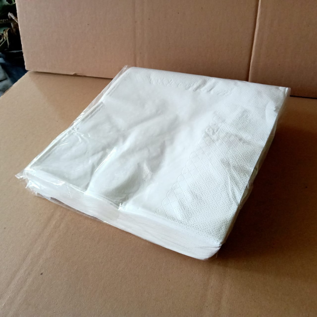 Tissue Napkin Dinner Polos Pak 2 Ply Premium/ Tissue Breakfast Hotel/ Napkin Tissue 41x41cm/ Retail