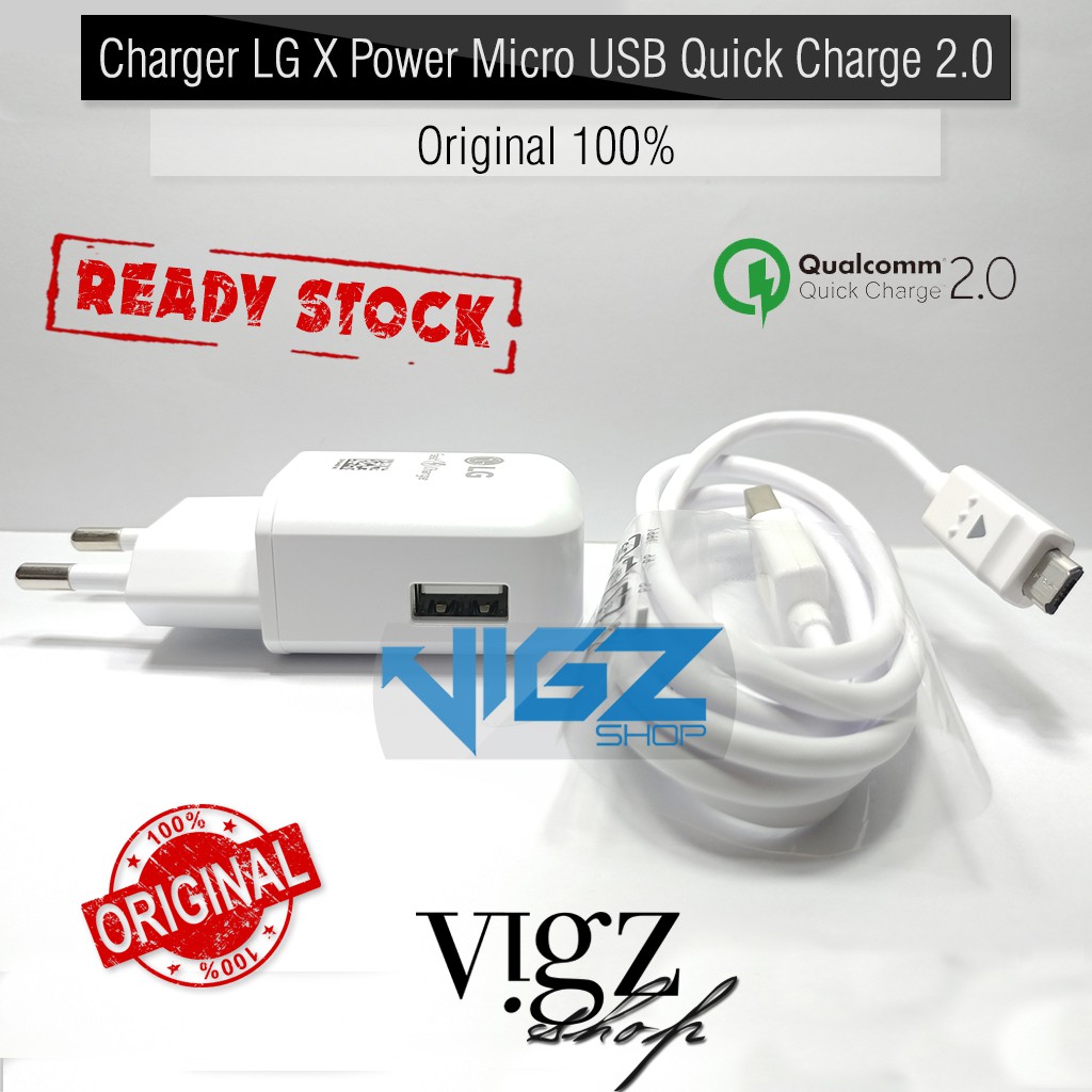 Charger LG X Power Micro USB Quick Charge 2.0 Original 100%