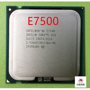 processor core 2 duo 2.93Ghz E7500 garansi 1thn