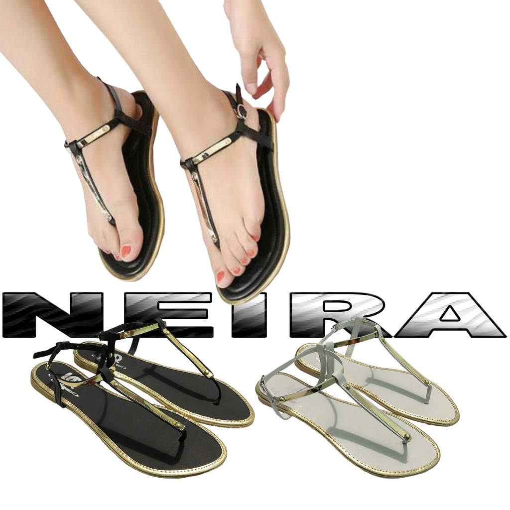 ESTORE Sendal Neira Cewek Sandal Jepit Tali  Wanita Combi 