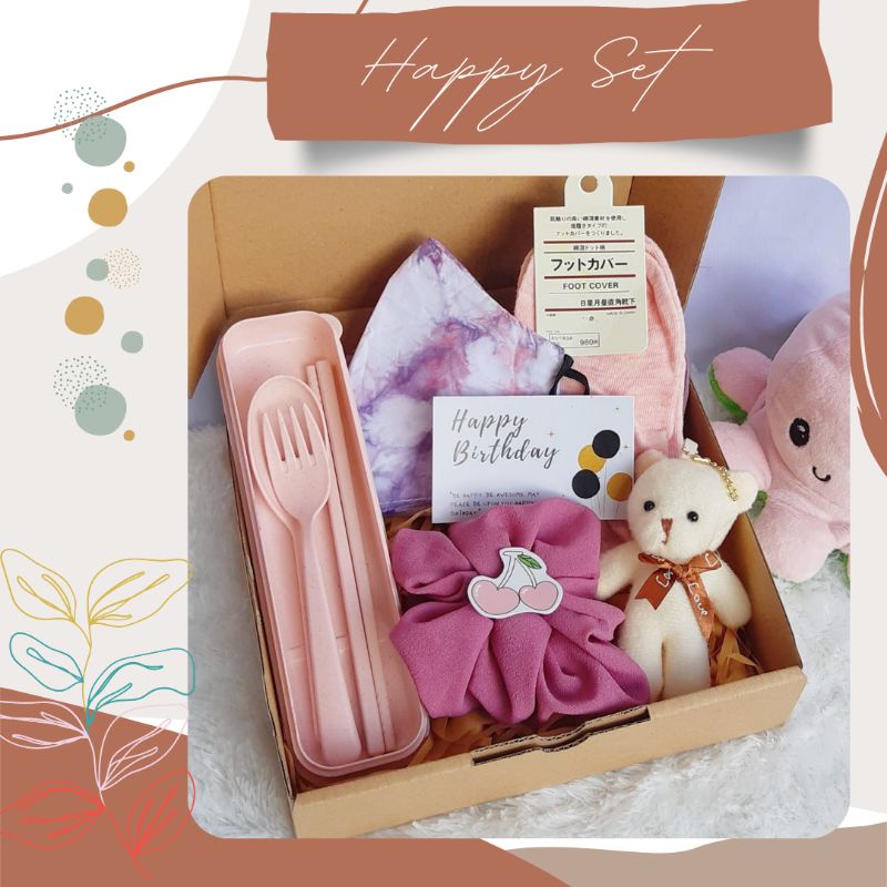 

[Ready] Gift Box Happy Set Kado Ulang Tahun