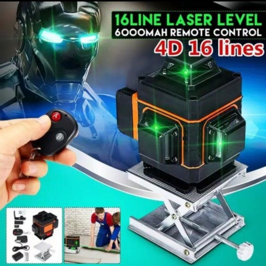 Laser Level 4D 16 line With Remote TAFFWARE HILDA
