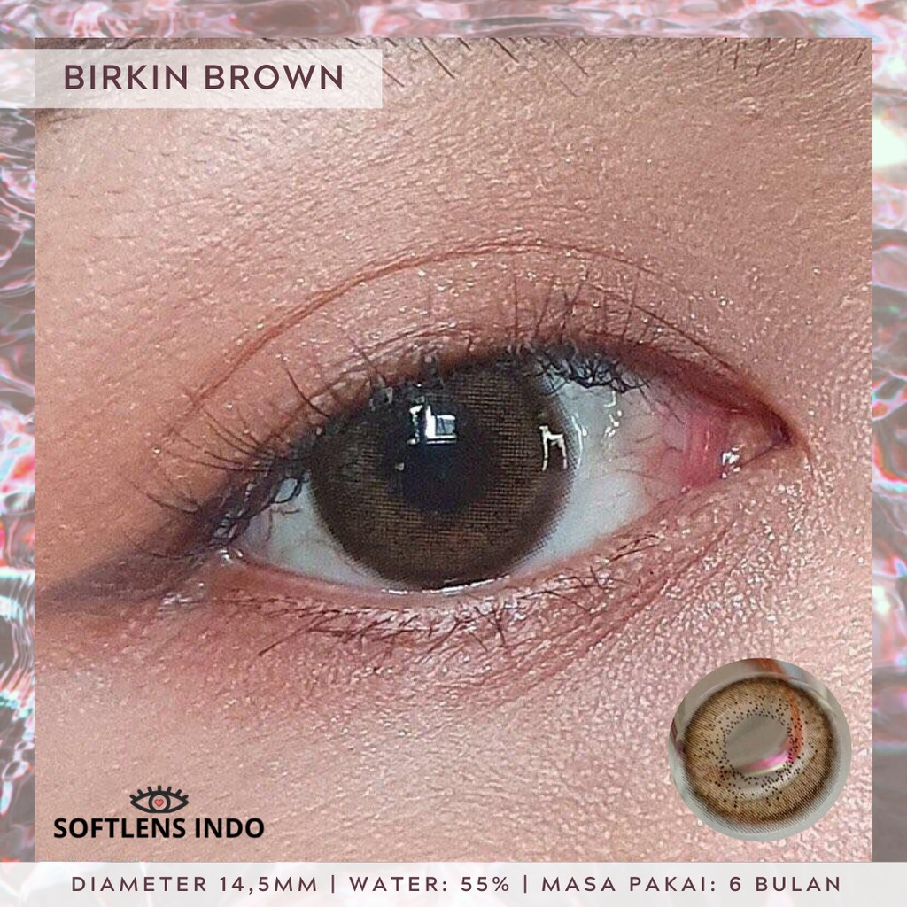 

Softlens kitty kawaii birkin brown/ coklat