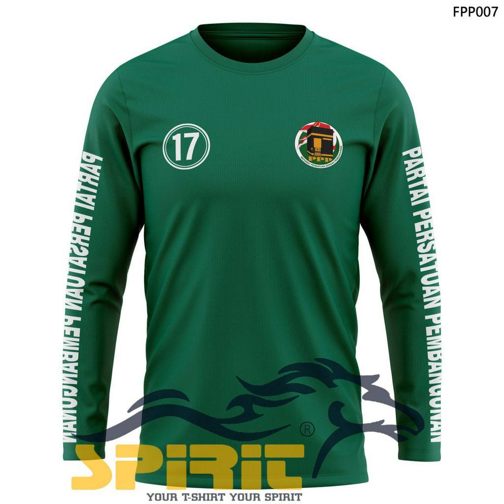 Baju Partai PPP Kaos Partai PPP Baju Kaos Partai Partai Persatuan Pembangunan Lengan Panjang
