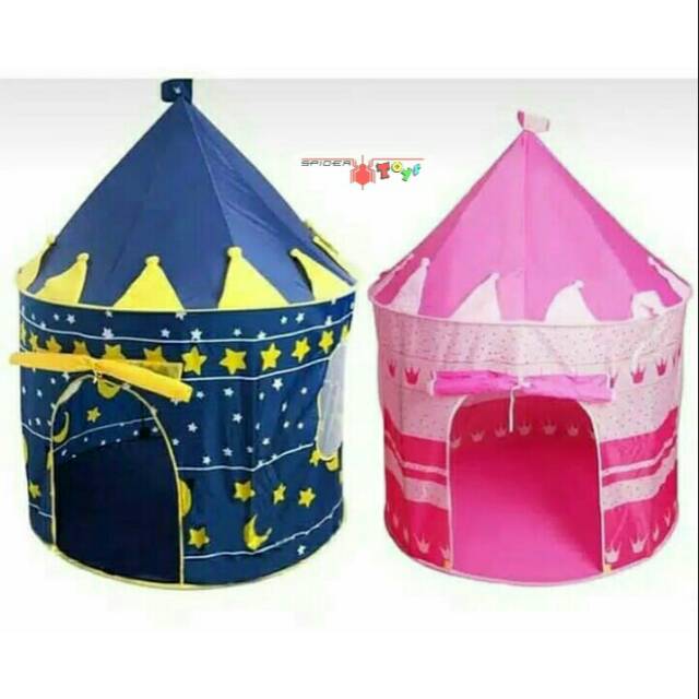 SPIDERTOYS TENDA CASTLE MURAH TENDA KASTIL MAINAN ANAK KEMAH-KEMAHAN CAMPING