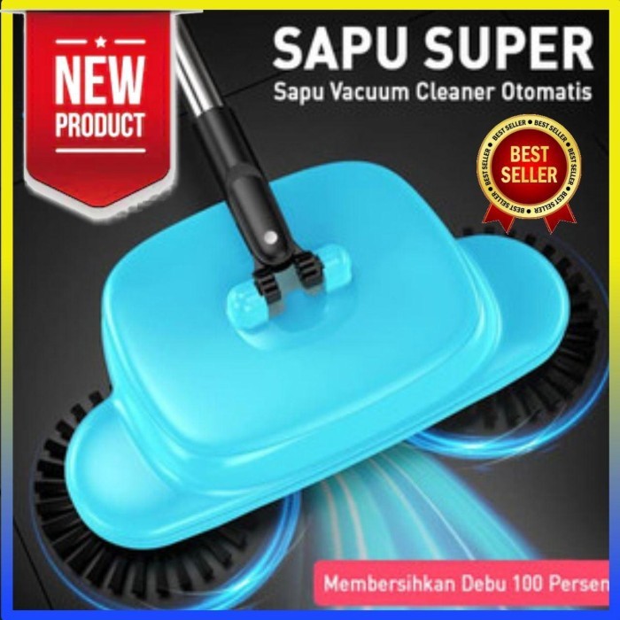 Super Broom Sapu Otomatis Tanpa Listrik Ringan