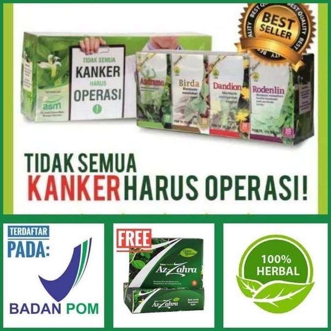 READY STOCK Obat Herbal Paket Kanker dan Tumor Berkualitas Best seller MD Herbal Asli