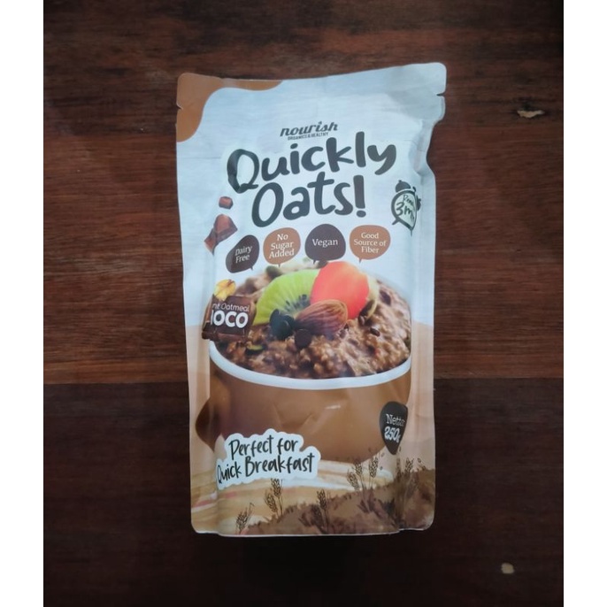 

NOURISH QUICKLY OATS CHOCO 250GR