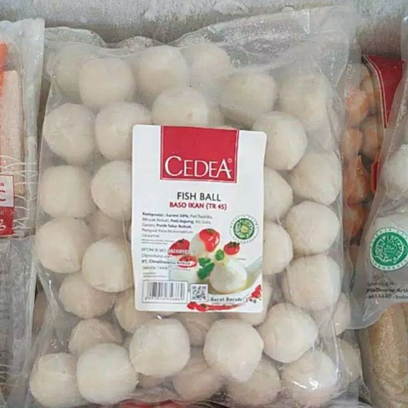 

Cedea Bakso Ikan TR 1 Kg isi 100pcs/45 pcs