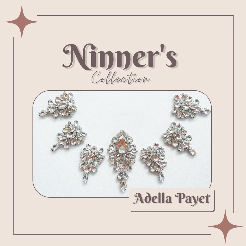 Adella Payet [ Payet Rangkai | Payet Leher | Payet Pinggang | Payet Kebaya ]