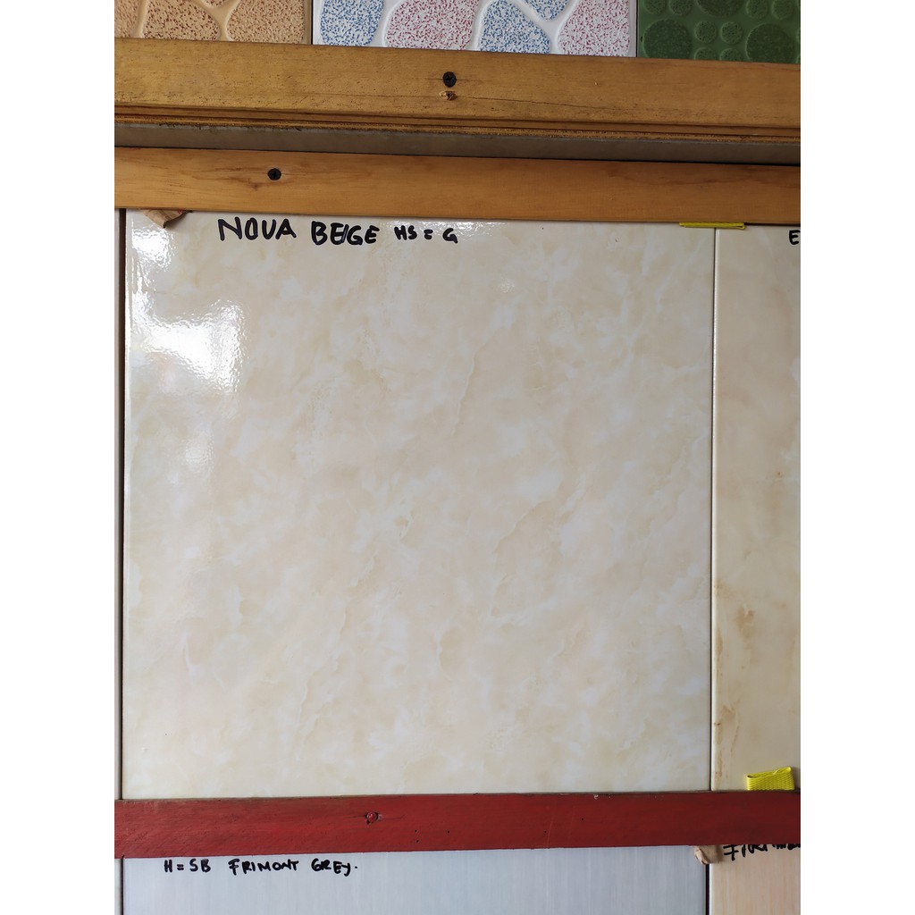  KERAMIK  LANTAI  40x40  IKAD  NOVA BEIGE Shopee Indonesia