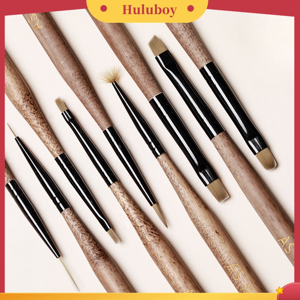 Huluboy Huluboy♡ Brush Liner Kuku Anti Slip Reusable Untuk Manicure