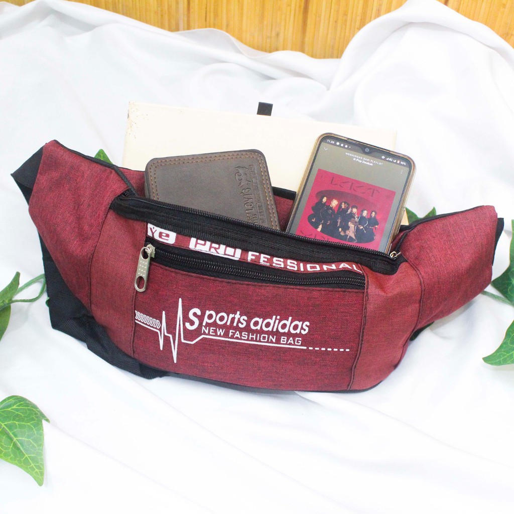 Waistbag Kanvas Cowok Murah Waistbag Keren Waistbag Motif Berkualitas Dan Trendy