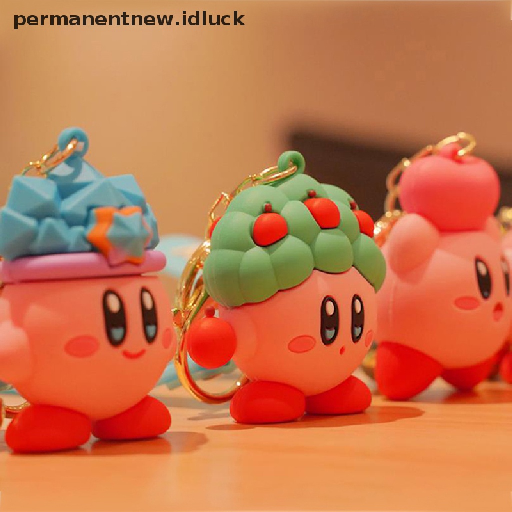 Gantungan Kunci Bentuk Kartun Anime Kirby Untuk Aksesoris Tas