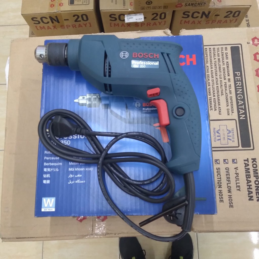 Bor Bosch 10 Mm Gbm350 2 Arah Bisa Cod Shopee Indonesia