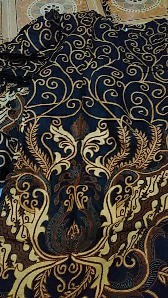 Batik Couple Keluarga Sania Ruffle Ori Ndoro Jowi Dnt Sarimbit Batik Halus Motif Kujang