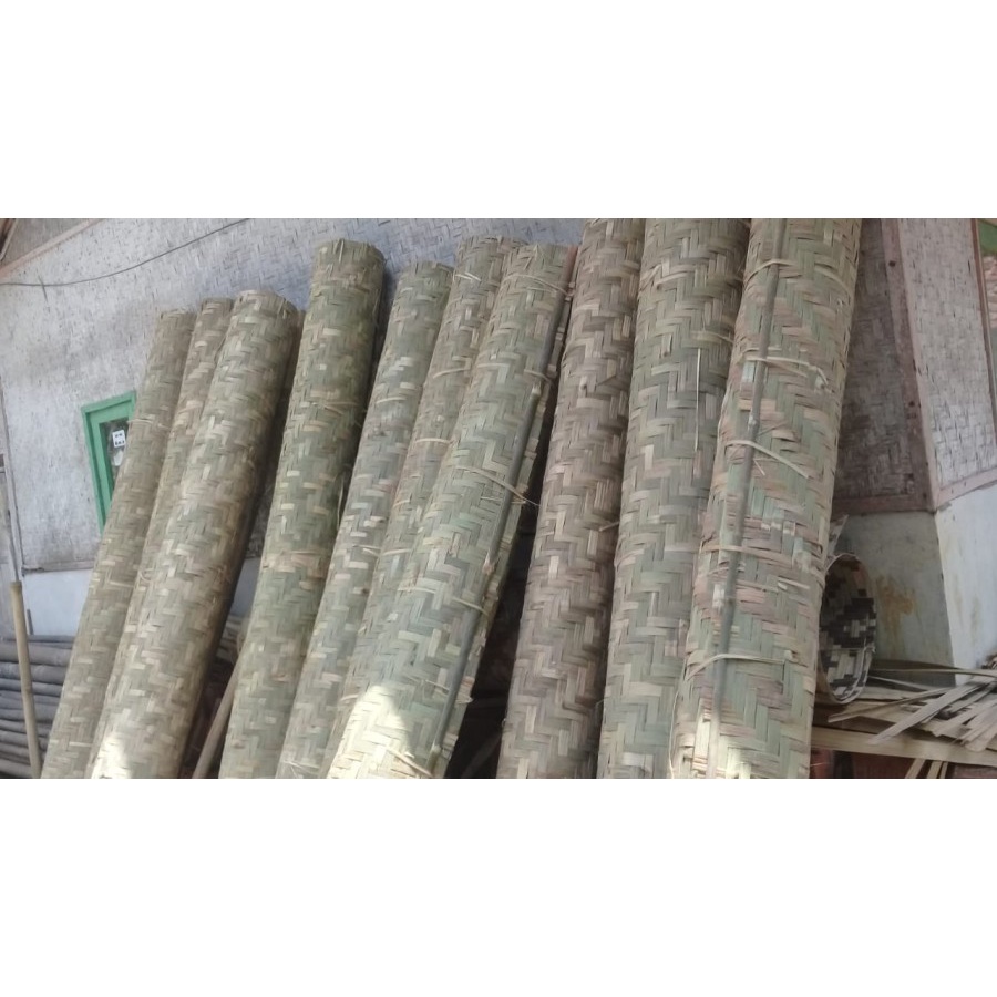 Gedek Anyaman Bilik Bambu 2,5x4 Meter