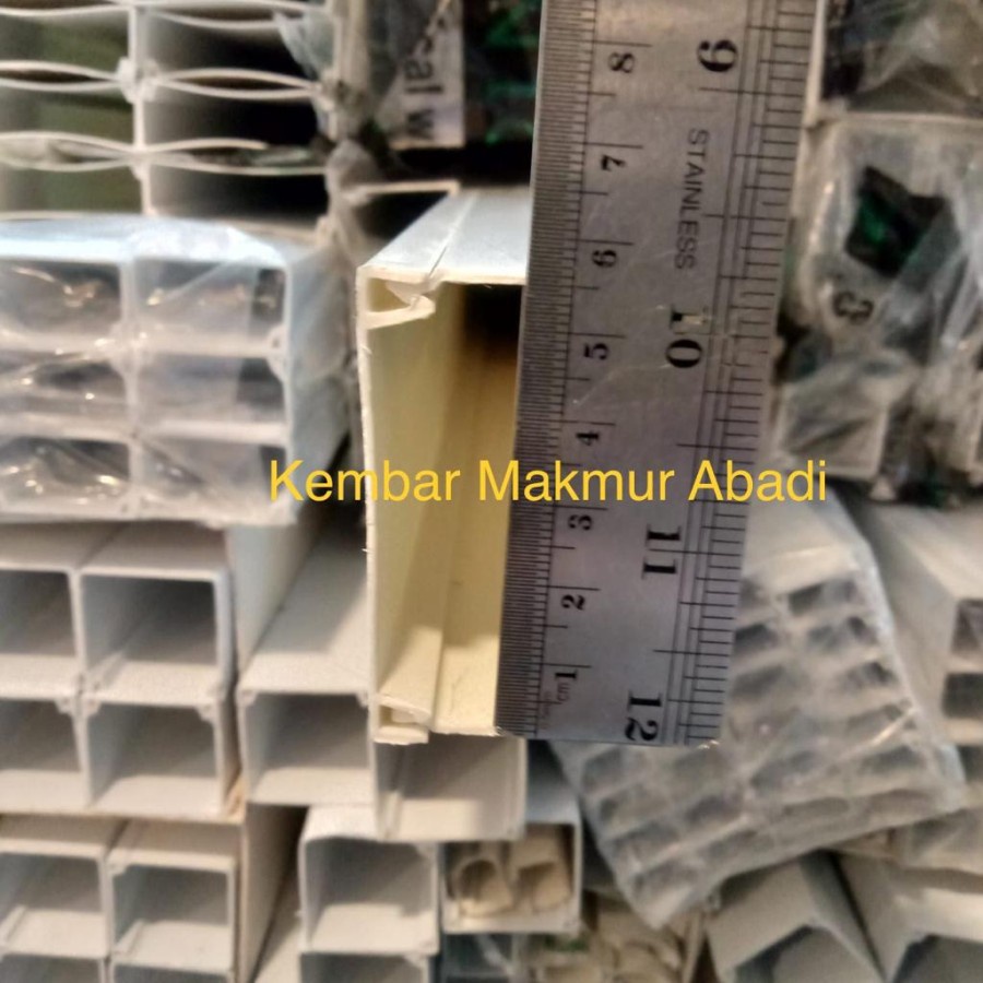 Duct Tutup 40x60mm-2.9m / Kabel Duct / Solid Duct 40x60 - 2.9 meter / Penutup Kabel / Perapih Kabel