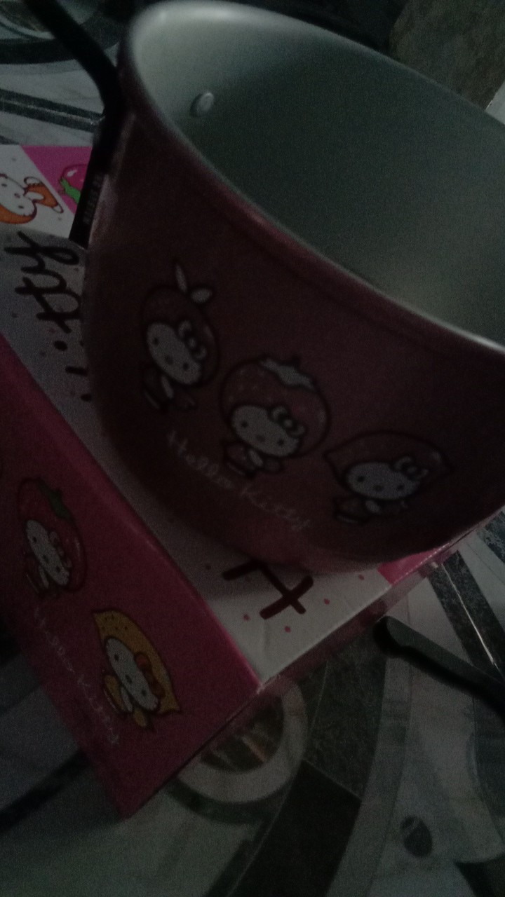 Panci Kenyo Kitty Colan 18cm + Steamer + Tutup Kaca