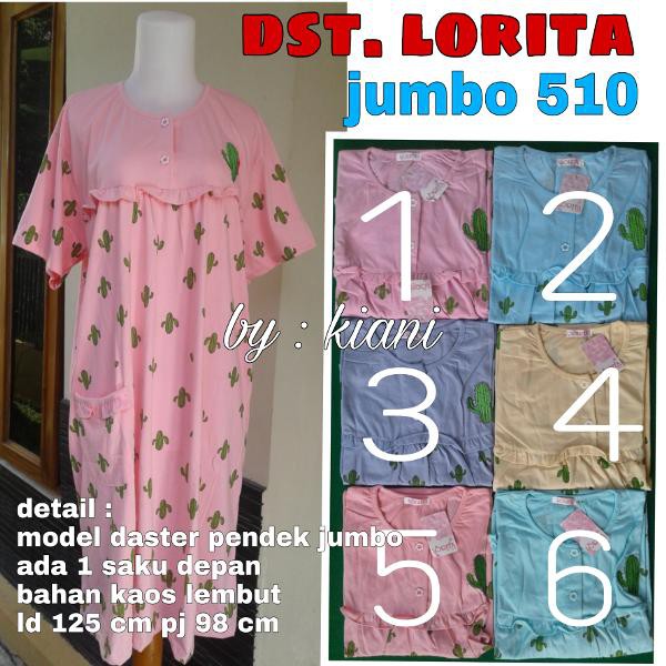 promo daster bahan kaos jumbo| daster hamil | baju jumbo