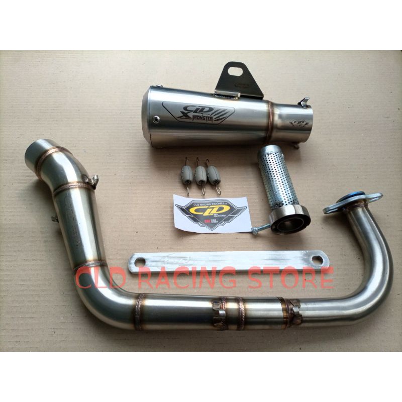 CLD(KNALPOT CLD MONSTER X SERIES HONDA BEAT)