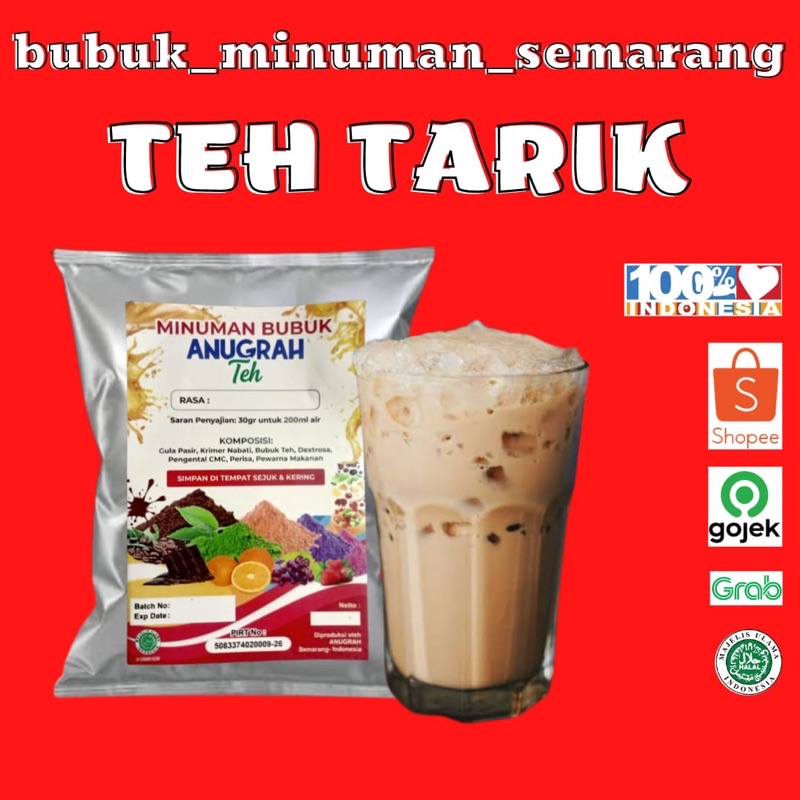 

Bubuk Minuman Teh Tarik Kemasan 1kg