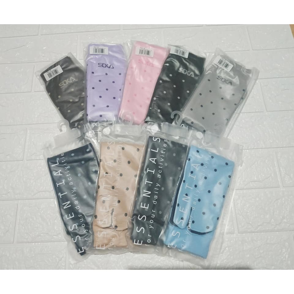 Soka Premium Essentials Polkadot  Kaos Kaki Jempol Motif Polka