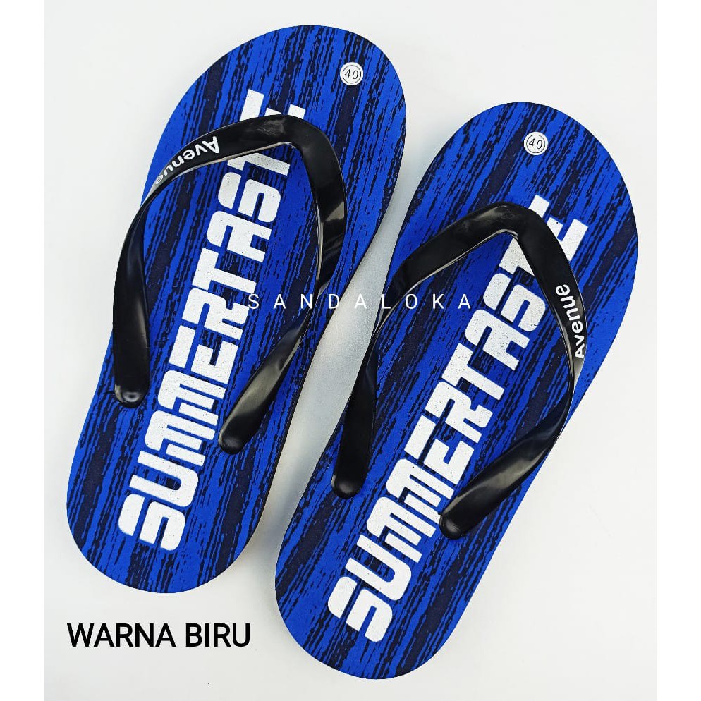 Sandal Jepit Pria Summertaste Avenue | Sendal Distro Surfing Casual | Sandal Jepit