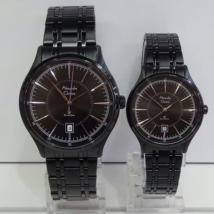 Jual Jam Tangan Couple ALEXANDRE CHRISTIE Ac 8553 ORIGINAL Keren