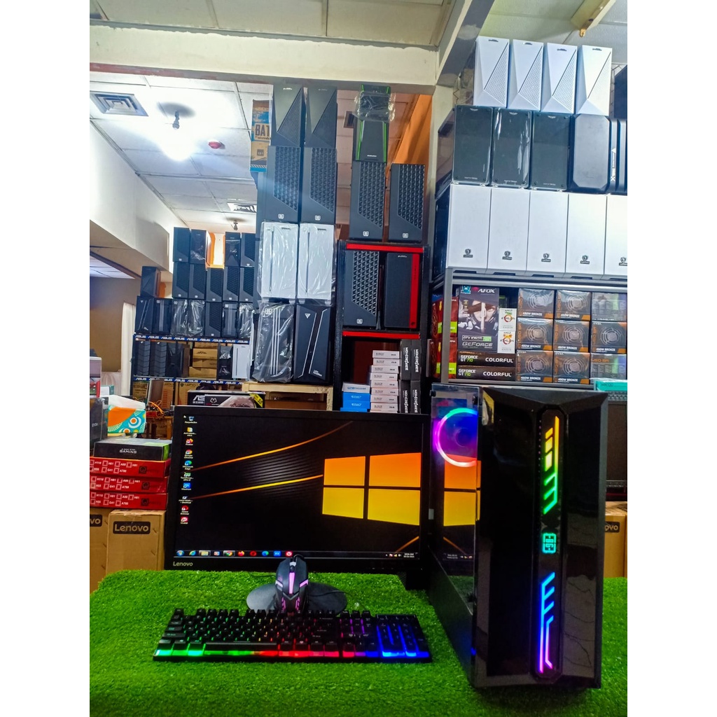 PC GAMING EDITING CORE I7-RAM 8GB-HDD 500 GB-SSD 120GB-VGA 4 GB-MONITOR 22 INCH