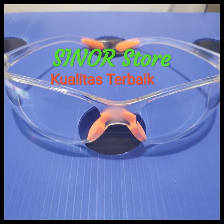 KACAMATA SAFETY FASHION BENING KACAMATA SAFETY CLEAR TANPA TALI