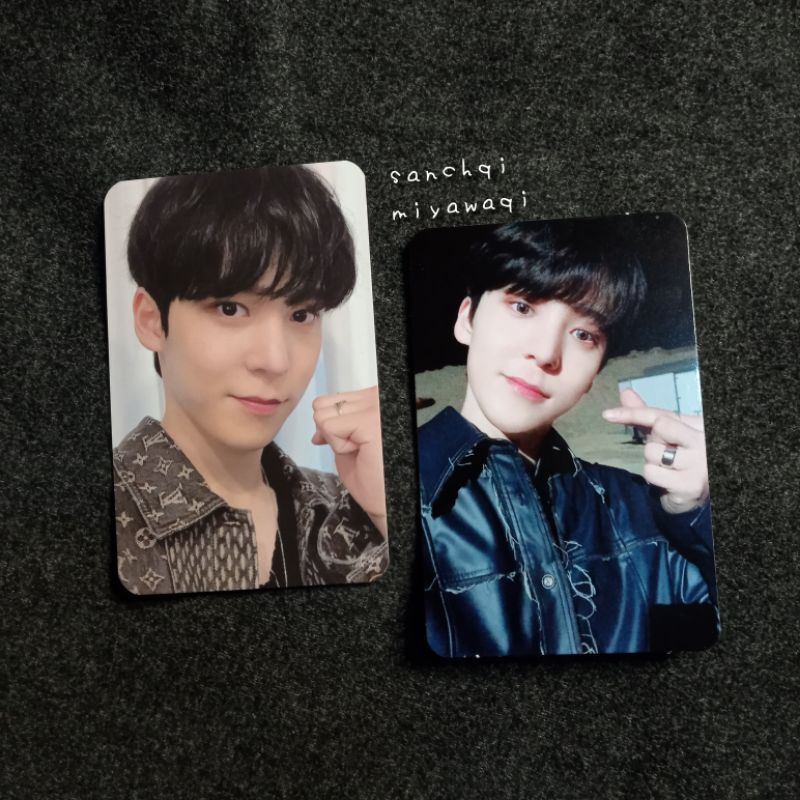 (BOOKED) ateez yunho appmus + makestar reg photocard pc set