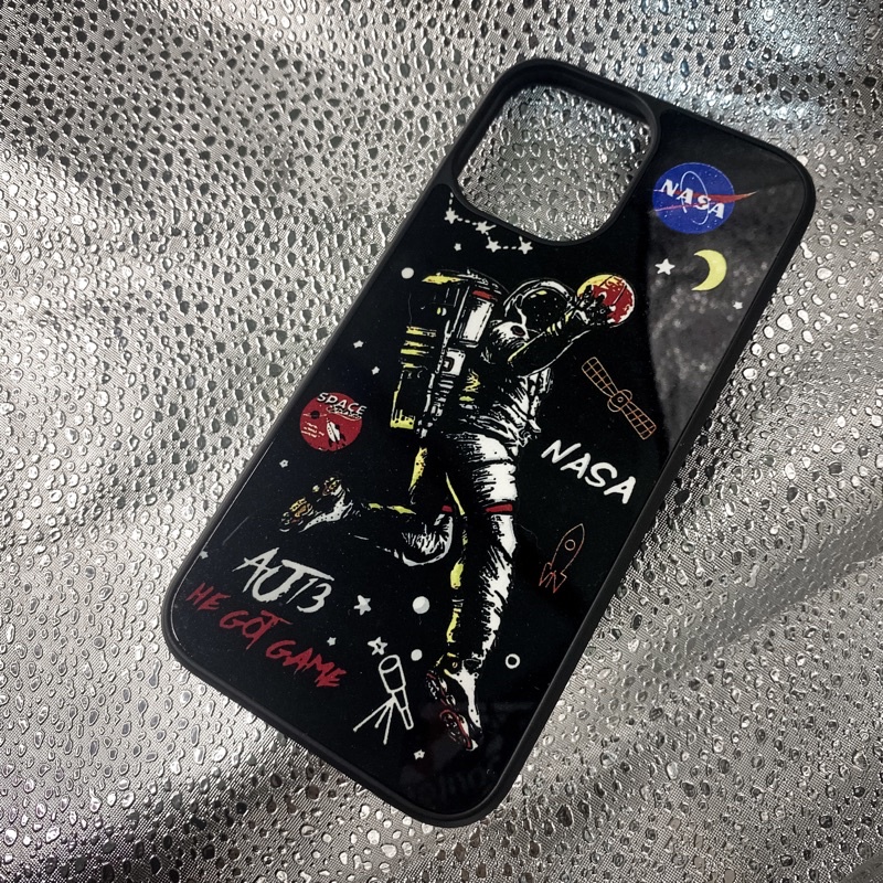 Astronaut NASA Rubber Case Custom for iPhone Oppo Vivo Xiaomi Pocophone Samsung Infinix Realme Redmi