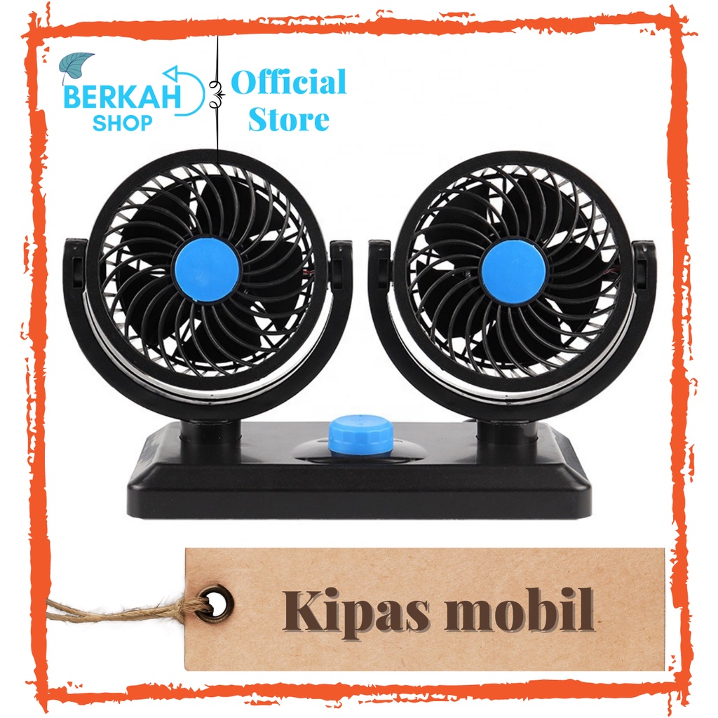 Kipas Angin Mobil  Car Cooling Double Fan/Kipas Angin Mobil 24 Volt  Kipas Angin Mobil Double Headed Fan / Kipas Angin Mobil 12Volt/Kipas Mobil Kipas Angin Mobil 360 Degress Double Headed Fan 12VOLT Kipas Mobil 12V Double Blower Kipas Mobil AC MOBIL POWER