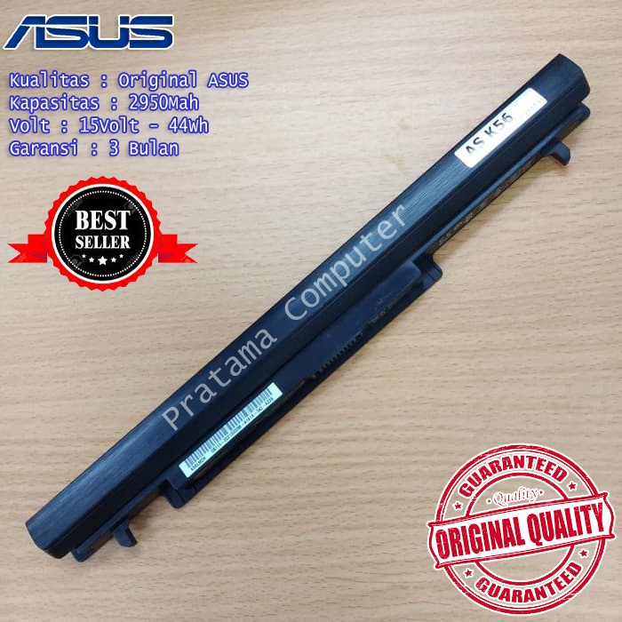 Baterai Original Laptop Asus A46C A46CA A46CB A46CM A46 K46C K46CB K46CM K46 K56 S46C S46CM A41-K56