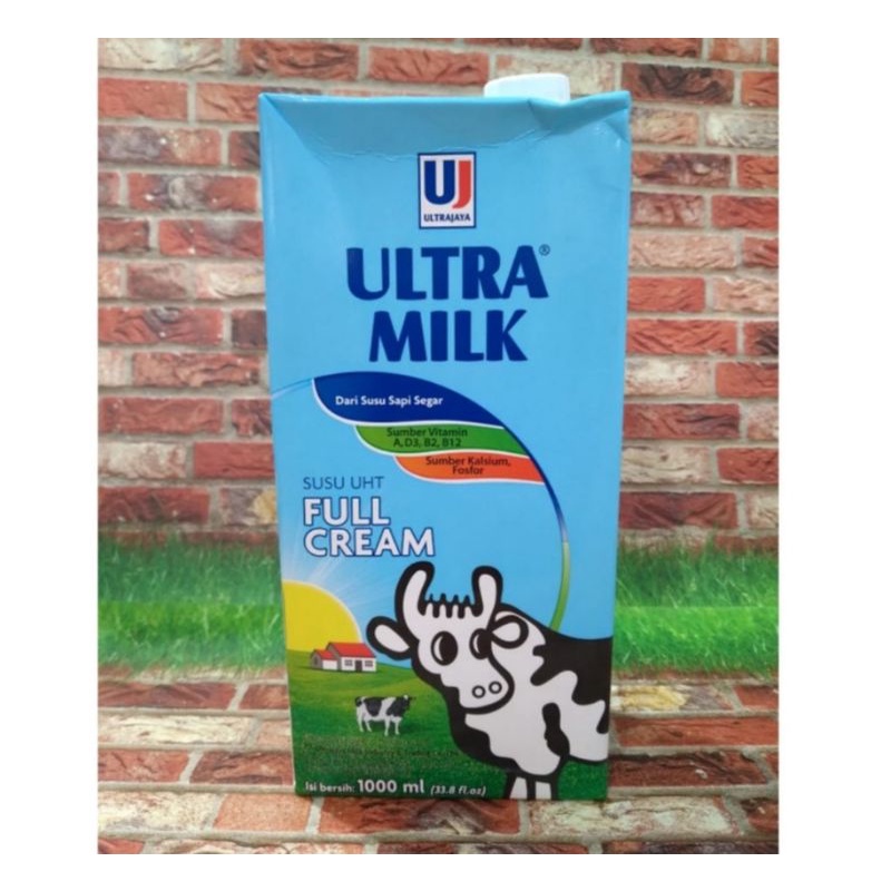 

susu UHT Ultra Milk Full Cream 1LT