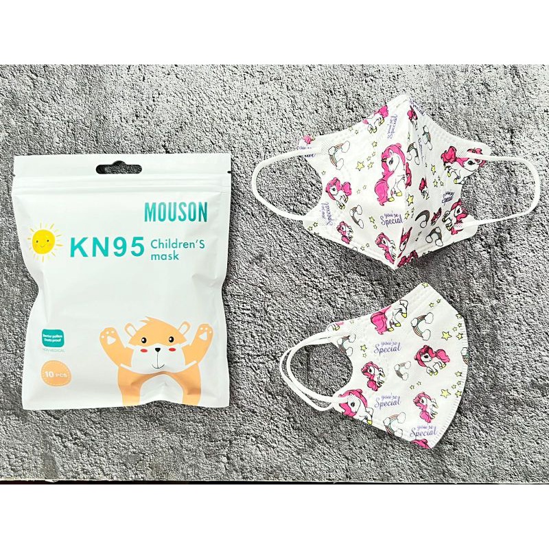 Masker KN95 Anak MOUSON Masker KN95 Anak Karakter isi 10pcs