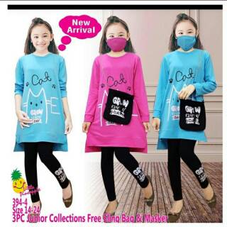 SETELAN BAJU ANAK LITTLE PINEAPPLE SATU SET ATASAN LEGGING SETELAN BAJU ANAK LITTLE PINEAPPLE SATU SET ATASAN LEGGING