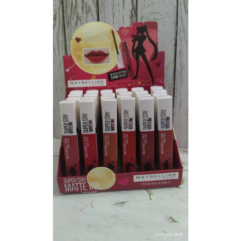 (LUSINAN )LIPCREAM MAYBELINE SUPERSTAY MATTE INK-60888