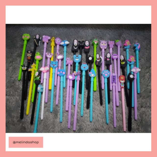

Pulpen dengan berbagai varian bentuk yang lucu