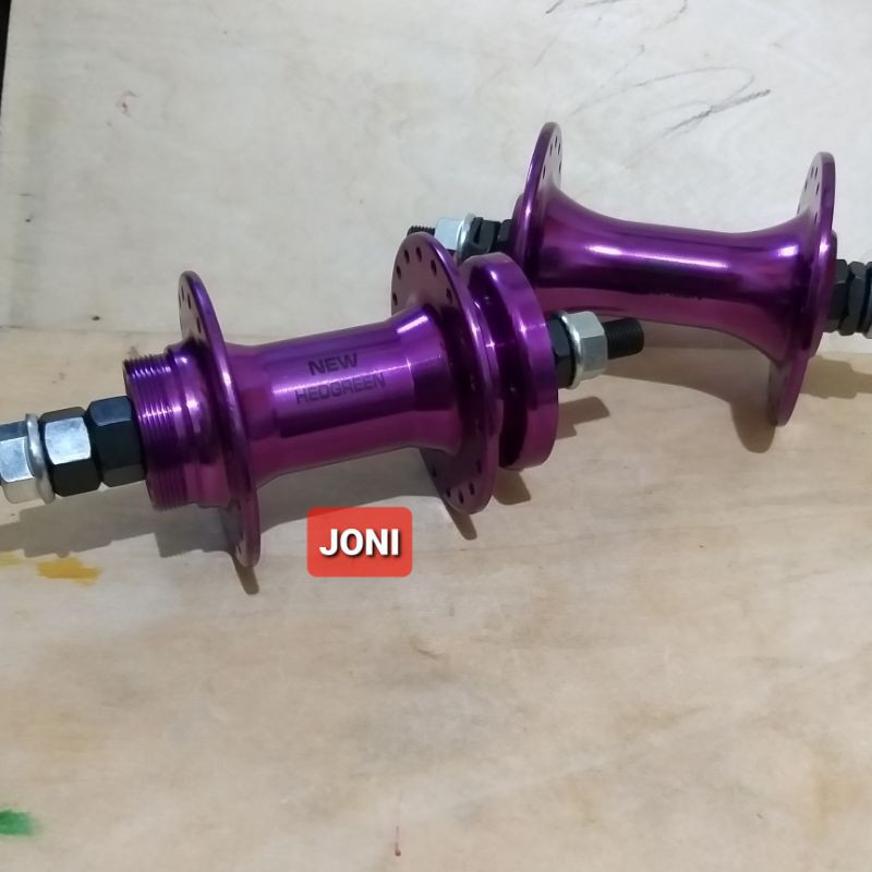 Freehub hub bearing 36hole cakram drat ulir 1 pasang