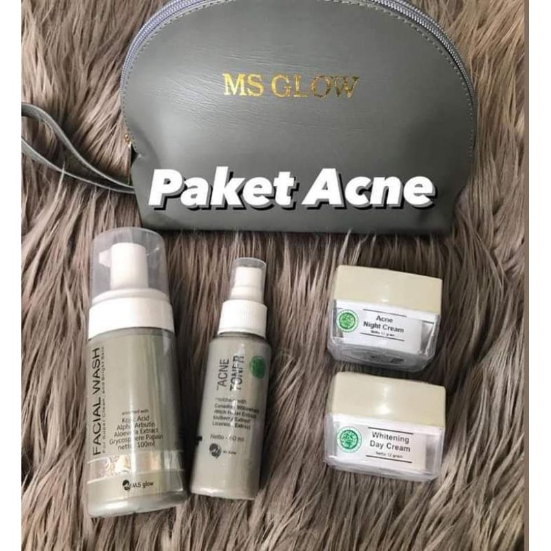 PAKET ACNE MS GLOW // GROSIR MSGLOW TERMURAH // AGEN MSGLOW ORIGINAL