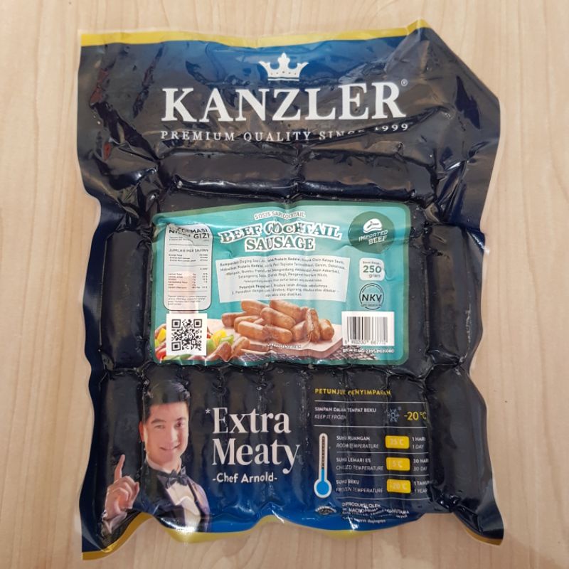 

SOSIS KANZLER BEEF COCKTAIL DAGING SAPI 250g