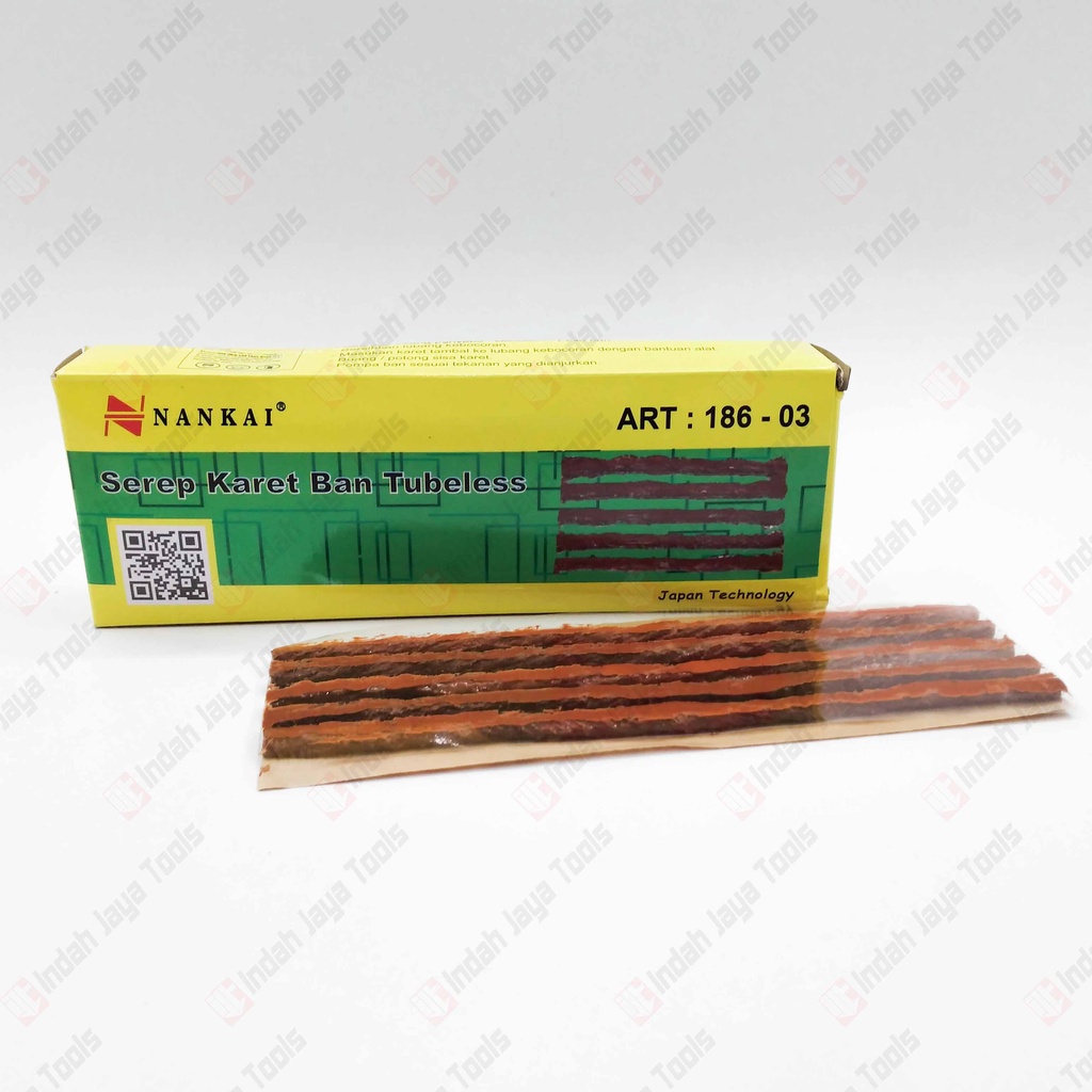 NANKAI 186-03 Refill Isi Karet Cacing Tambal Ban Tubles Tubeless